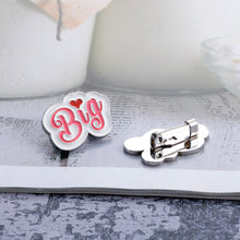 Load image into Gallery viewer, 2 Pcs Sorority Big Little Gifts Big Little Sorority Brooch Pin Gifts Thank You Appreciation Gifts for Big Alpha Phi Off to College gifts for Little Her Phi Mu Alpha Xi Delta Gifts Birthday Christmas
