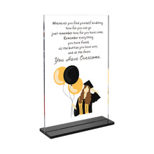 Load image into Gallery viewer, AMBREGRISSUN 2024 Graduation Gift for Women Her Daughter Teen Girls Desk Sign Birthday Christmas Stocking Stuffers for Senior 2024 High School College University Students Friends Sister Leaving Gifts
