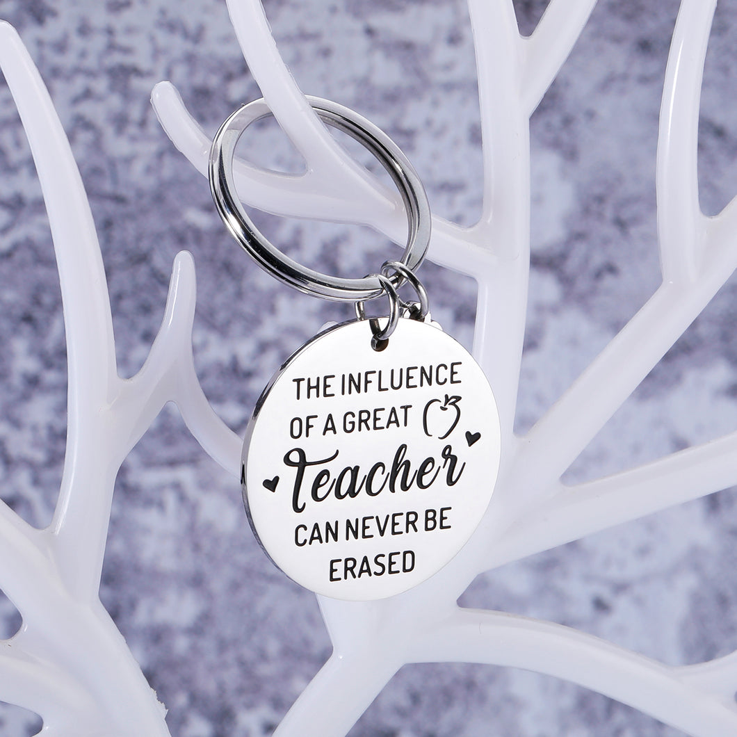 AMBREGRISSUN Teacher Appreciation Gift for Women Teachers Day Graduation Christmas Stocking Stuffers Valentines Day Thank You Keychain for Teachers Men from Students Kid Birthday Goodbye Leaving Gift