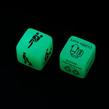 Load image into Gallery viewer, AMBREGRISSUN Gifts for Her Him Couples Game Gifts Valentines Day Christmas Stocking Stuffers Naughty Couples Toys Glow in The Dark Dice for Women Men Wife Husband Boyfriend Girlfriend Gay Lesbian
