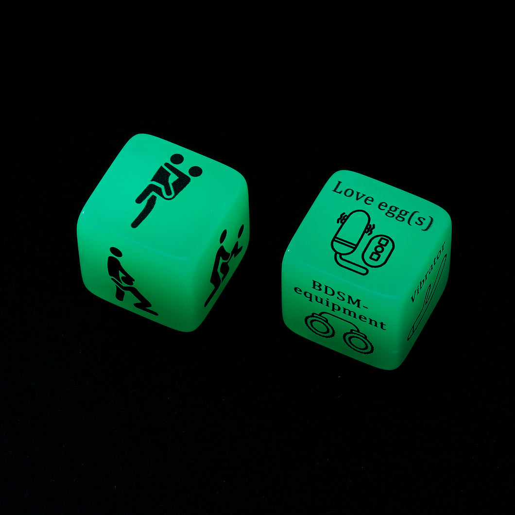 AMBREGRISSUN Gifts for Her Him Couples Game Gifts Valentines Day Christmas Stocking Stuffers Naughty Couples Toys Glow in The Dark Dice for Women Men Wife Husband Boyfriend Girlfriend Gay Lesbian