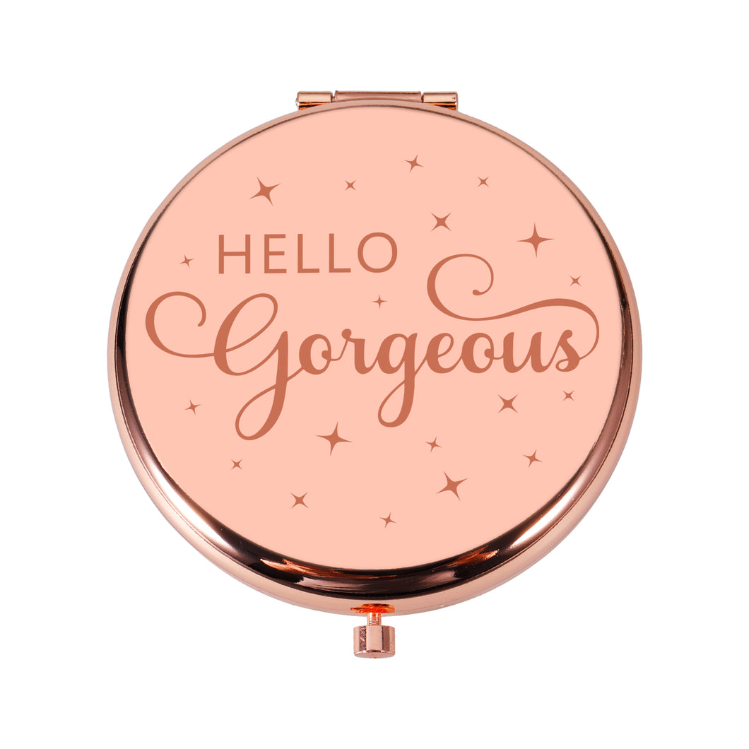 AMBREGRISSUN Graduation Gifts for Women Makeup Compact Mirror Gifts for Girls Sisters Daughter Friends Funny Birthday Valentine's Day Girlfriend Wife Female Pocket Mirror Christmas Stocking Stuffer