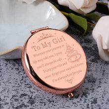 Load image into Gallery viewer, AMBREGRISSUN Birthday Christmas Stocking Stuffers Gifts for Teen Girls Daughter Valentines Day Compact Mirror for Teenagers Daughter 16th 18th 21st Birthday Inspirational Graduation Gifts from Mom Dad
