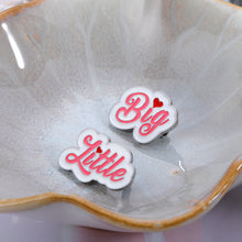 Load image into Gallery viewer, 2 Pcs Sorority Big Little Gifts Big Little Sorority Brooch Pin Gifts Thank You Appreciation Gifts for Big Alpha Phi Off to College gifts for Little Her Phi Mu Alpha Xi Delta Gifts Birthday Christmas
