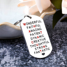 Load image into Gallery viewer, AMBREGRISSUN Funny Gifts for Women Men Best Friend Sisters Naughty Hidden Secret Word Keychain Christmas Stocking Stuffers Birthday Valentines Day Gifts for Her Him Boyfriend Colleague Amusing Gifts
