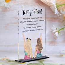 Load image into Gallery viewer, AMBREGRISSUN Best Friendship Gifts Friends Gifts for Women Friends Gifts for Best Friends Women Friends Sisters Female BFF Birthday Graduation Christamas Galentine&#39;s Day Valentines Day Desk Sign Her
