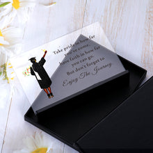 Load image into Gallery viewer, AMBREGRISSUN 2024 Graduation Gifts for Black Women Black Girl for Teen Girls Daughter Sister Friends Desk Sign Farewell Leaving Goodbye Gifts for Black Female College University Birthday Christmas
