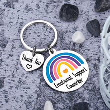 Load image into Gallery viewer, AMBREGRISSUN Colleague Coworkers Gifts Women Thank You Emotional Support Coworker Keychain Employee Appreciation Retirement Leaving Farewell Gifts Work Friends Birthday Christmas Valentine&#39;s Day
