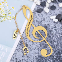 Load image into Gallery viewer, AMBREGRISSUN Graduation Gifts for Her Him Class of 2023 Inspirational Bookmark for Women Unique Music Gift for College University Student Teens Middle High Senior School Boyfriend Girlfriend Friend
