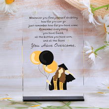 Load image into Gallery viewer, AMBREGRISSUN 2024 Graduation Gift for Women Her Daughter Teen Girls Desk Sign Birthday Christmas Stocking Stuffers for Senior 2024 High School College University Students Friends Sister Leaving Gifts
