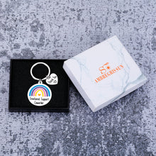 Load image into Gallery viewer, AMBREGRISSUN Colleague Coworkers Gifts Women Thank You Emotional Support Coworker Keychain Employee Appreciation Retirement Leaving Farewell Gifts Work Friends Birthday Christmas Valentine&#39;s Day
