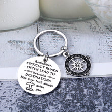 Load image into Gallery viewer, AMBREGRISSUN Confirmation Gifts for Teenage Boys Girls Teen Catholic Baptism Keychain for Son Daughter Christian Religious Gifts for Women Men Church Easter Day Christmas Stocking Stuffer Birthday
