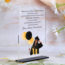 Load image into Gallery viewer, AMBREGRISSUN 2024 Graduation Gift for Black Women Black Girl Desk Sign Birthday Christmas Stocking Stuffers for Daughter Teen Girls High School College University Students Friends Sister Leaving Gift
