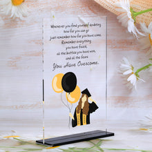 Load image into Gallery viewer, AMBREGRISSUN 2024 Graduation Gift for Women Her Daughter Teen Girls Desk Sign Birthday Christmas Stocking Stuffers for Senior 2024 High School College University Students Friends Sister Leaving Gifts
