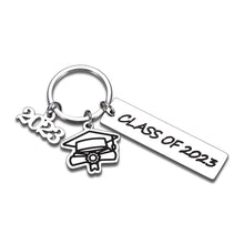 Load image into Gallery viewer, AMBREGRISSUN Class of 2023 Graduation Gifts Keychain for Him Her Men Senior 2023 Nurse College Middle Senior High School Student Gift from Teacher Masters Degree Graduation Gift for Teen Boys Girls
