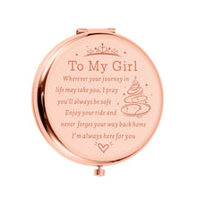 Load image into Gallery viewer, AMBREGRISSUN Birthday Christmas Stocking Stuffers Gifts for Teen Girls Daughter Valentines Day Compact Mirror for Teenagers Daughter 16th 18th 21st Birthday Inspirational Graduation Gifts from Mom Dad
