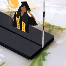 Load image into Gallery viewer, AMBREGRISSUN 2024 Graduation Gift for Black Women Black Girl Desk Sign Birthday Christmas Stocking Stuffers for Daughter Teen Girls High School College University Students Friends Sister Leaving Gift
