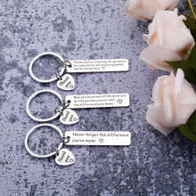 Load image into Gallery viewer, 12 Pcs Thank You Gifts Employee Appreciation Gifts for Coworkers Keychain in Bulk Christmas Valentines Day Anniversary Office Team Work Gifts for Social Worker Volunteer Teacher Co Workers Colleague
